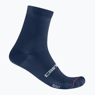 Men's Castelli Espresso 12 Belgian blue socks