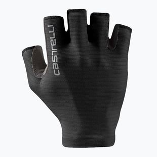 Women's cycling gloves Castelli Espresso light black