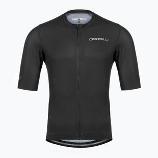 Men's Castelli Unlimited Entrata 3 light black cycle jersey