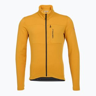 Men's cycling sweatshirt Castelli Unlimited Trail 2 goldenrod/dark gray