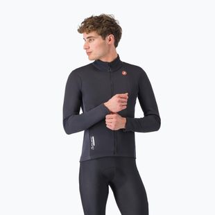 Men's cycling jacket Castelli Entrata 2 light black/dark gray