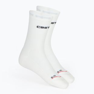 Women's socks Castelli Diciotto Soft Merino W white