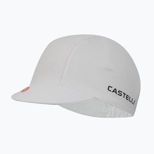 Cycling cap Castelli Logo white