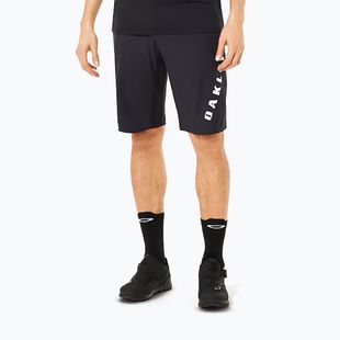 Men's Oakley Free Ride Lined blackout cycling shorts