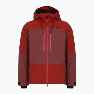 Men's ski jacket Oakley Canopy Pro Insulated flame red/rosewood
