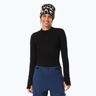 Women's thermal active sweatshirt Oakley Spruce Wool Base Layer blackout