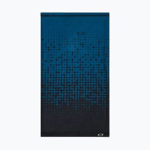 Multifunctional snood Oakley Borealis Neck Gaiter monogram gradient blue