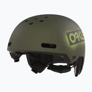 Helmet Oakley Street1 EU matte dark brush stencil