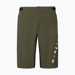 Men's cycling shorts Oakley Free Ride army green