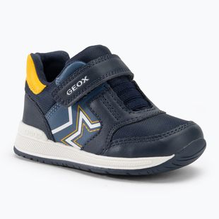 Geox Rishon nylon navy / yellow children's shoes