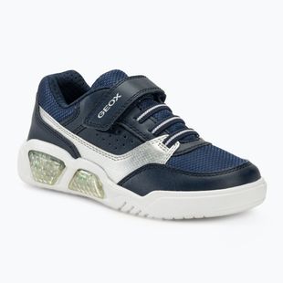 Geox Illuminus ocean blue/silver junior shoes