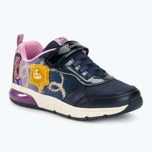 Geox Spaceclub navy/lavender junior shoes
