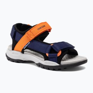 Geox Borealis ocean blue/orange junior sandals