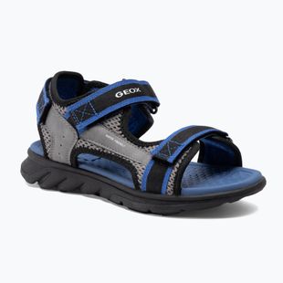 Geox Airadyum grey/royal junior sandals