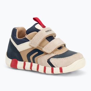 Geox Iupidoo children's shoes beige / navy
