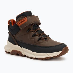 Geox Flexyper Plus brown cotto / black junior shoes