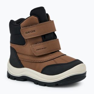 Geox Flantil ABX tobacco/black children's shoes