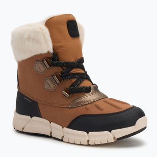 Geox Flexyper ABX whisky / black children's snow boots