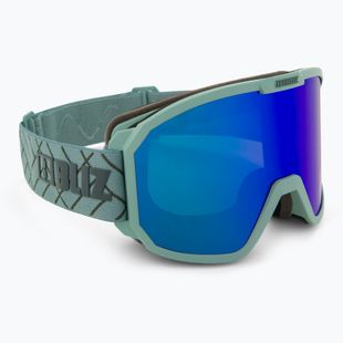 Bliz Rave matt green/brown blue ski goggles