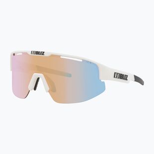 Bliz Matrix Nano Optics Nordic Light matt white/coral/orange blue multi sunglasses
