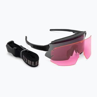 Bliz Breeze Small matt black/ smoke/ pink sunglasses