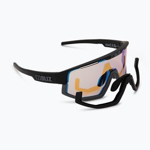 Bliz Fusion Small Nano Optics Nordic Light matt black/coral/orange blue sunglasses