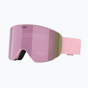 Ski goggles Bliz Flow matte pink/brown/pink multi