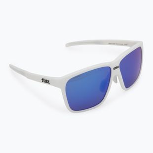 Bliz A001 matte white/grey blue multi sunglasses