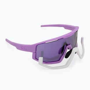 Bliz Fusion matte purple/grey purple mirror sunglasses