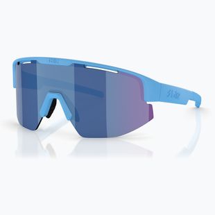 Bliz Matrix Small matte blue/grey blue mirror sunglasses