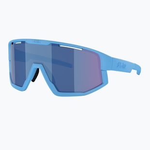Bliz Fusion Small matte blue/grey blue mirror sunglasses
