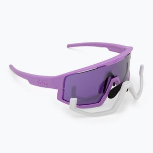 Bliz Fusion Small matte purple/grey purple mirror sunglasses