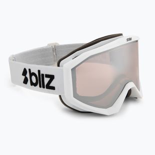 Ski goggles Bliz Liner matte white/pink/silver mirror