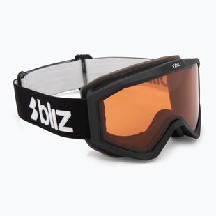 Children's ski goggles Bliz Liner Jr matte black/orange