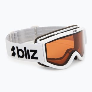 Children's ski goggles Bliz Pixie Jr matte white/orange