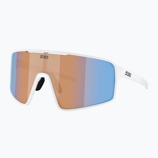 Bliz P001S Nano Optics Nordic Light matte white/coral/orange blue multi sunglasses