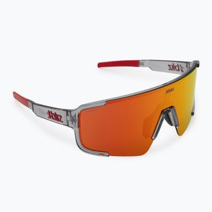 Sunglasses Bliz P003 transparent dark grey/brown red multi