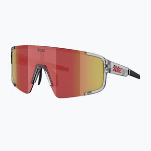 Sunglasses Bliz P003 transparent dark grey/brown red multi