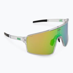 Sunglasses Bliz P001 transparent white/brown green multi