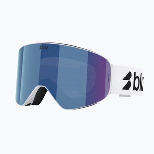 Ski goggles Bliz Flow matte white/brown/blue multi