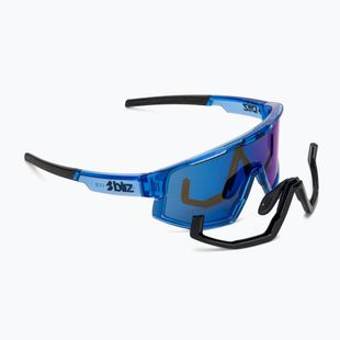 Sunglasses Bliz Fusion Small transparent blue/smoke blue multi