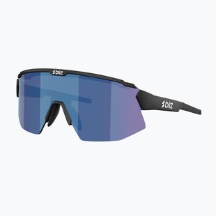 Sunglasses Bliz Breeze Small matte black/smoke blue multi/pink