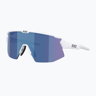 Sunglasses Bliz Breeze matte white/smoke blue multi/pink