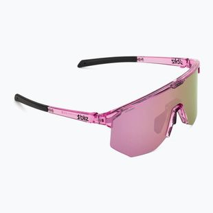 Sunglasses Bliz Hero Small transparent pink/brown rose multi