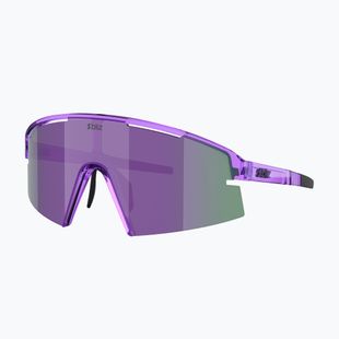 Sunglasses Bliz P006 transparent purple/smoke purple mirror