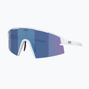 Sunglasses Bliz P006S matte white/smoke purple mirror