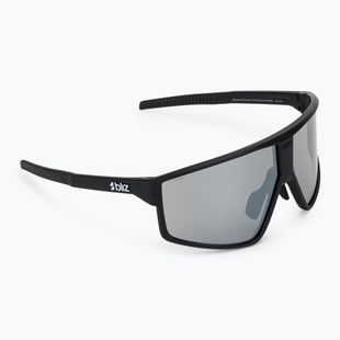 Sunglasses Bliz P002 matte black/smoke silver mirror