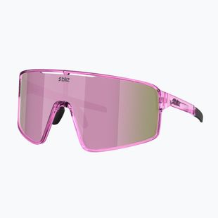 Sunglasses Bliz P001S transparent pink/brown rose multi