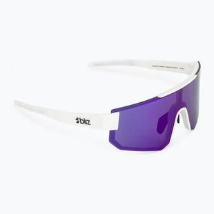 Sunglasses Bliz P005S matte white/smoke purple mirror
