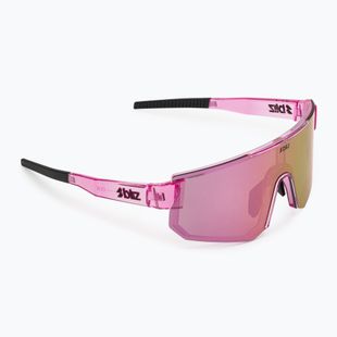 Sunglasses Bliz P005S transparent pink/brown rose multi